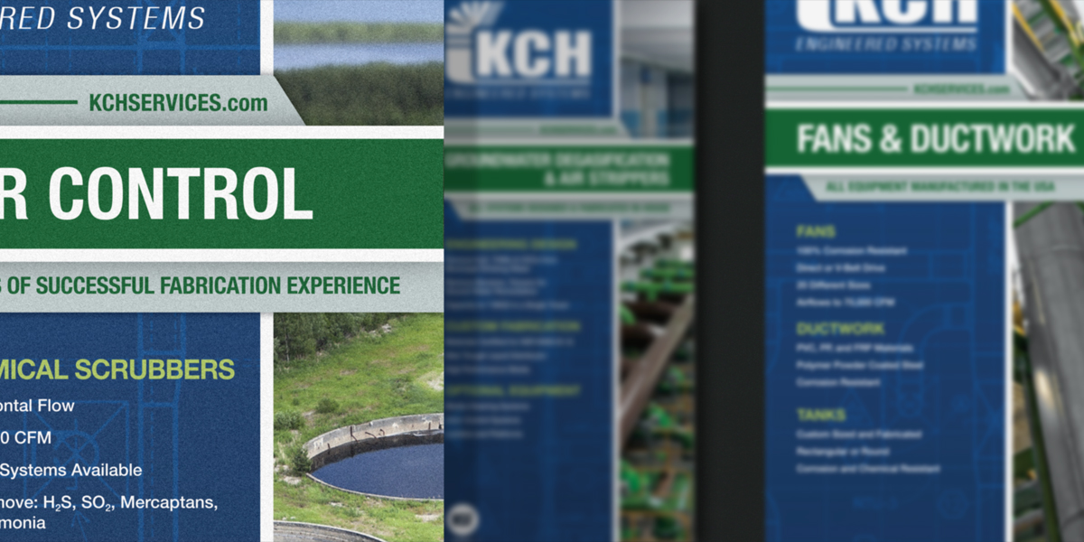 Roll up banners for KCH Engineered Services